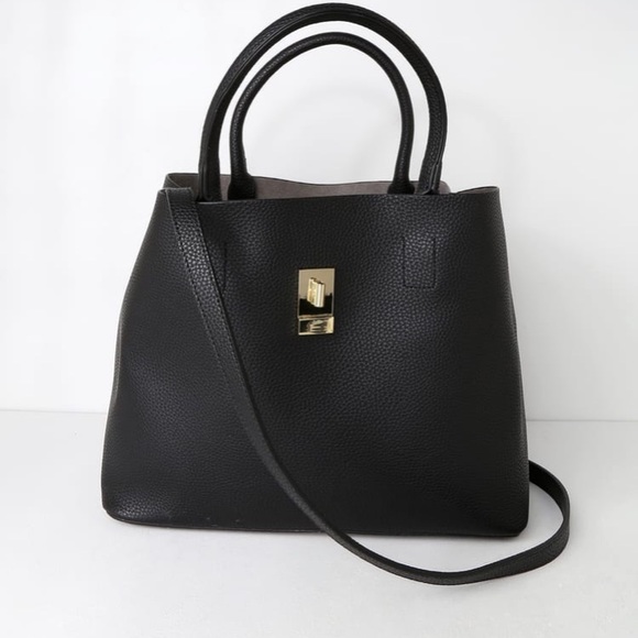 Lulus Handbags - Black Tote